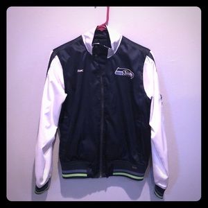 Reebok Seattle Seahawks Lightweight Bomber Jacket